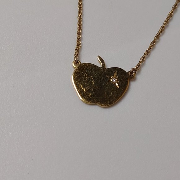 16.5 Inch Gold Filled Apple Necklace - Picture 4 of 12